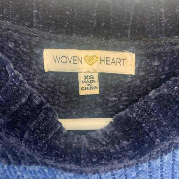 Woven Heart chenille sweater - Picture 5 of 5
